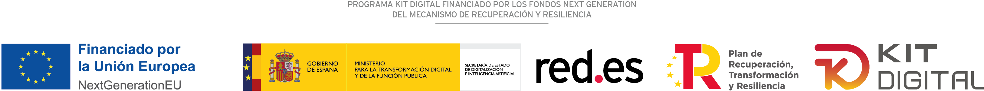 Programa Kit Digital financiado por los fondos Next Generation de la Unión Europea
